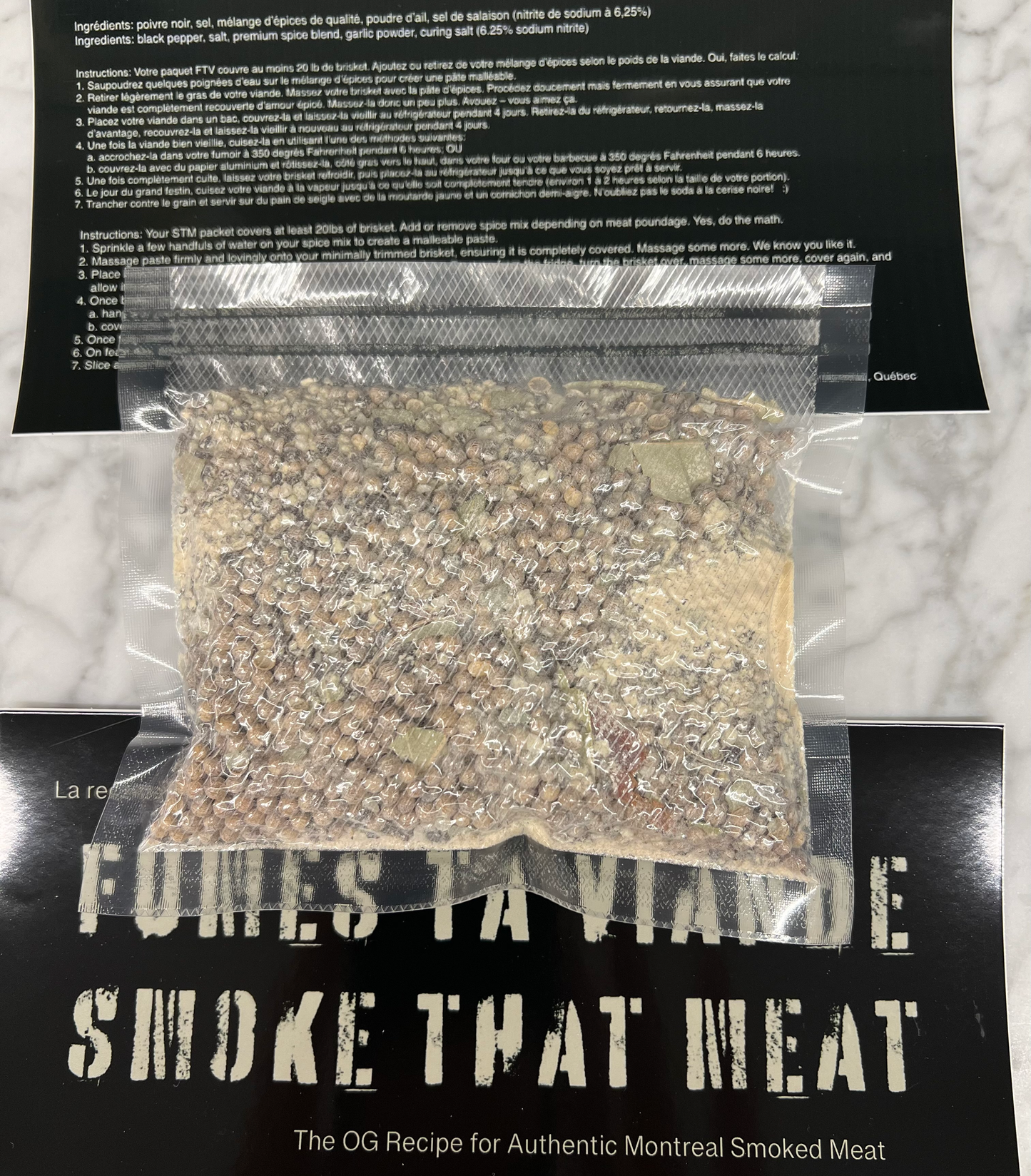 Smoke That Meat Spice Mix - Sampler for 5lb brisket